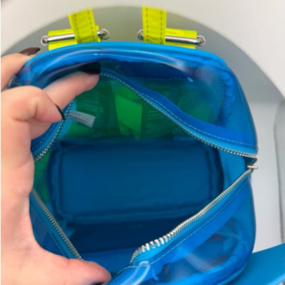 Disney Parks Loungefly Clear Blue Mini Backpack Walt Disney World Edition - Rare - Picture 9 of 10